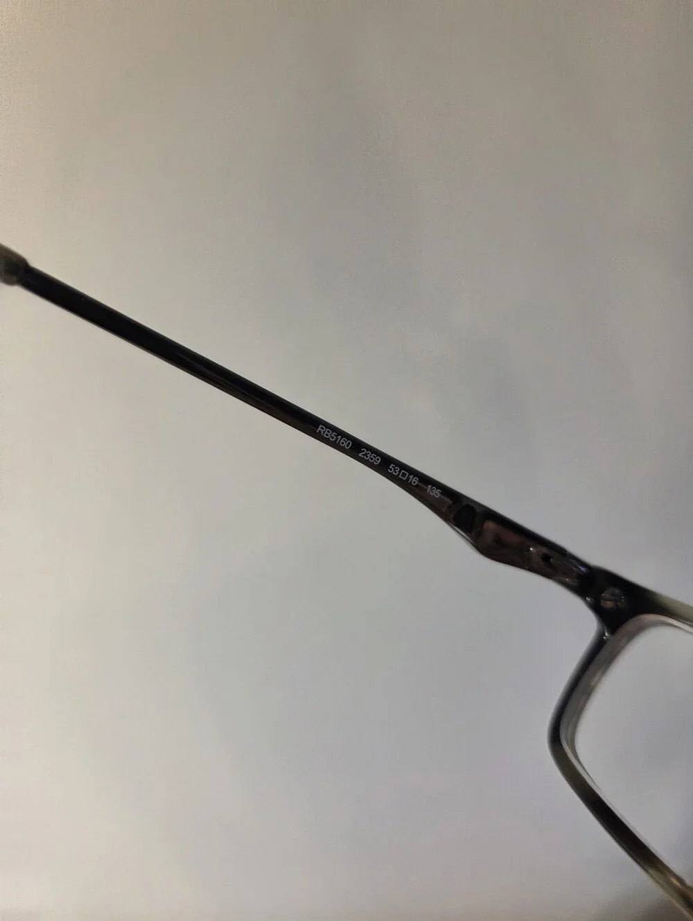 Ray-Ban RB5160 2359 Titanium Youth Eyeglasses Frames Grey Tortoise 53-16